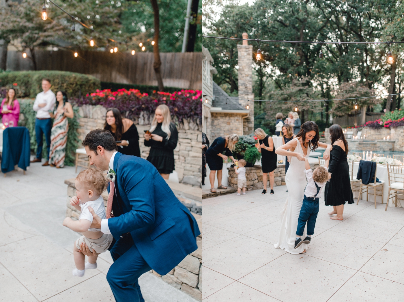 Backyard wedding in Tulsa, Oklahoma