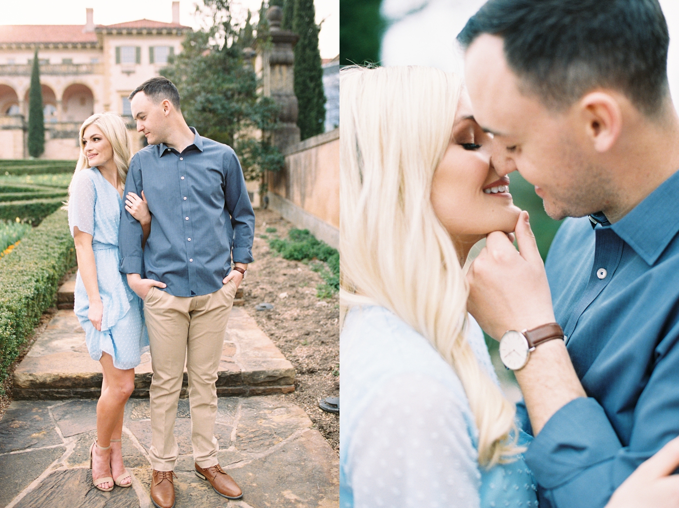 Outdoor engagement session in Tulsa, Oklahoma