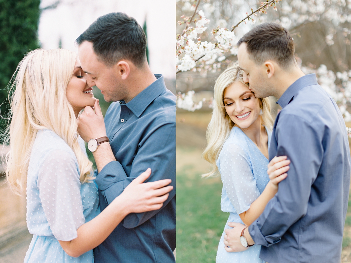 Outdoor engagement session in Tulsa, Oklahoma