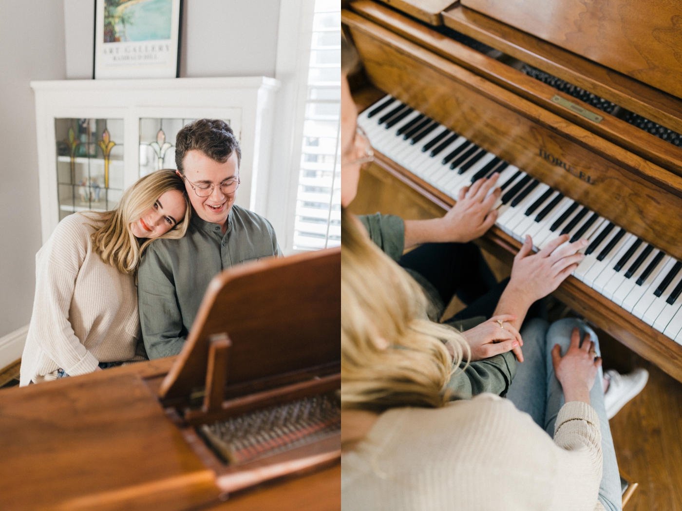 in-home lifestyle engagement session