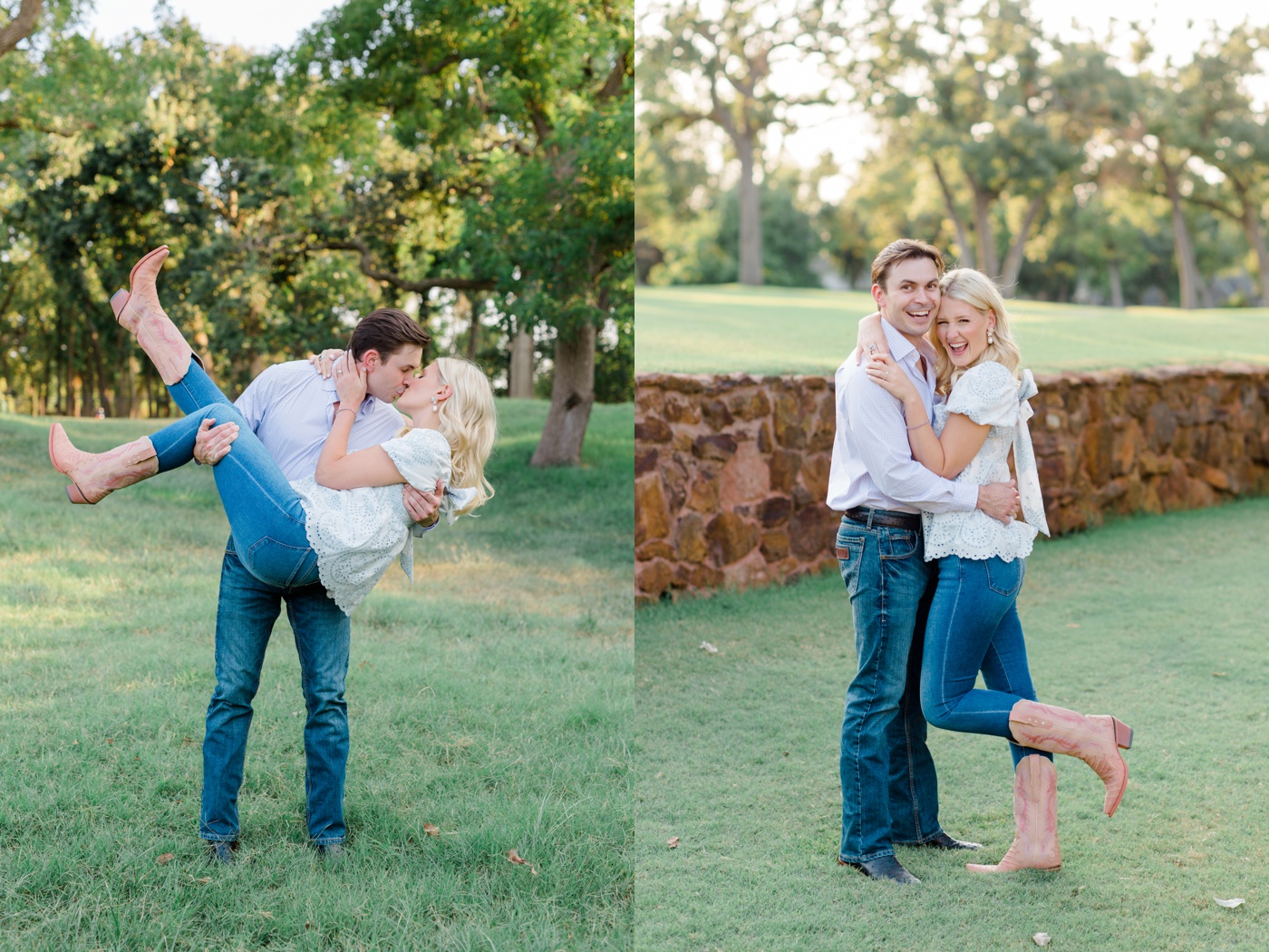 Bride in custom pink cowboy boots