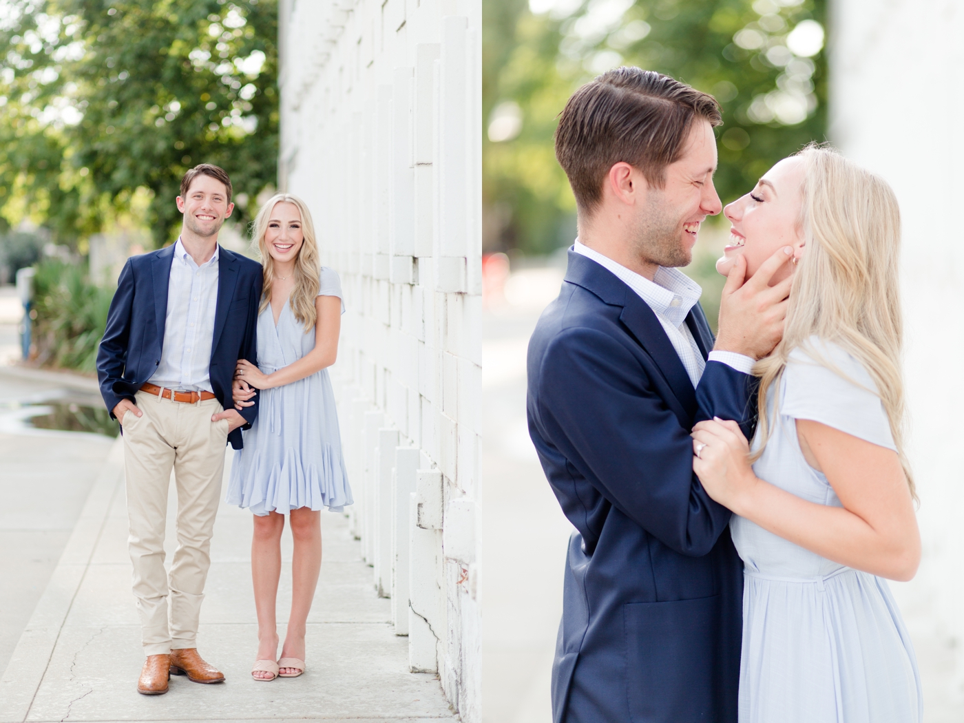Engagement session in downtown Tulsa