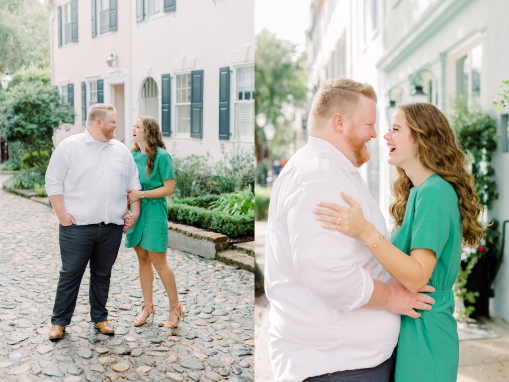 Outdoor anniversary session in Charleston