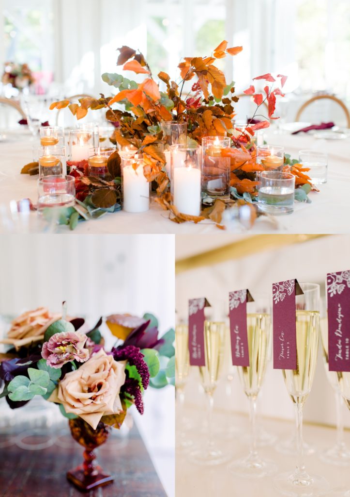 Fall wedding decor at Spain Ranch