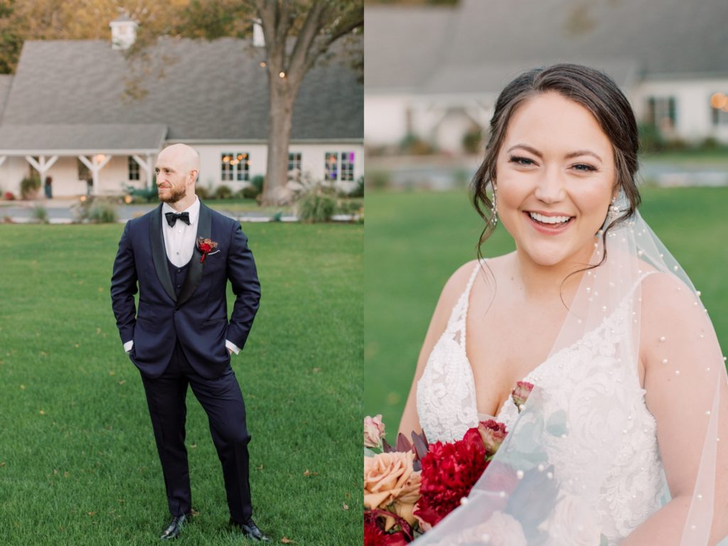 Bride and groom portraits at spain ranch