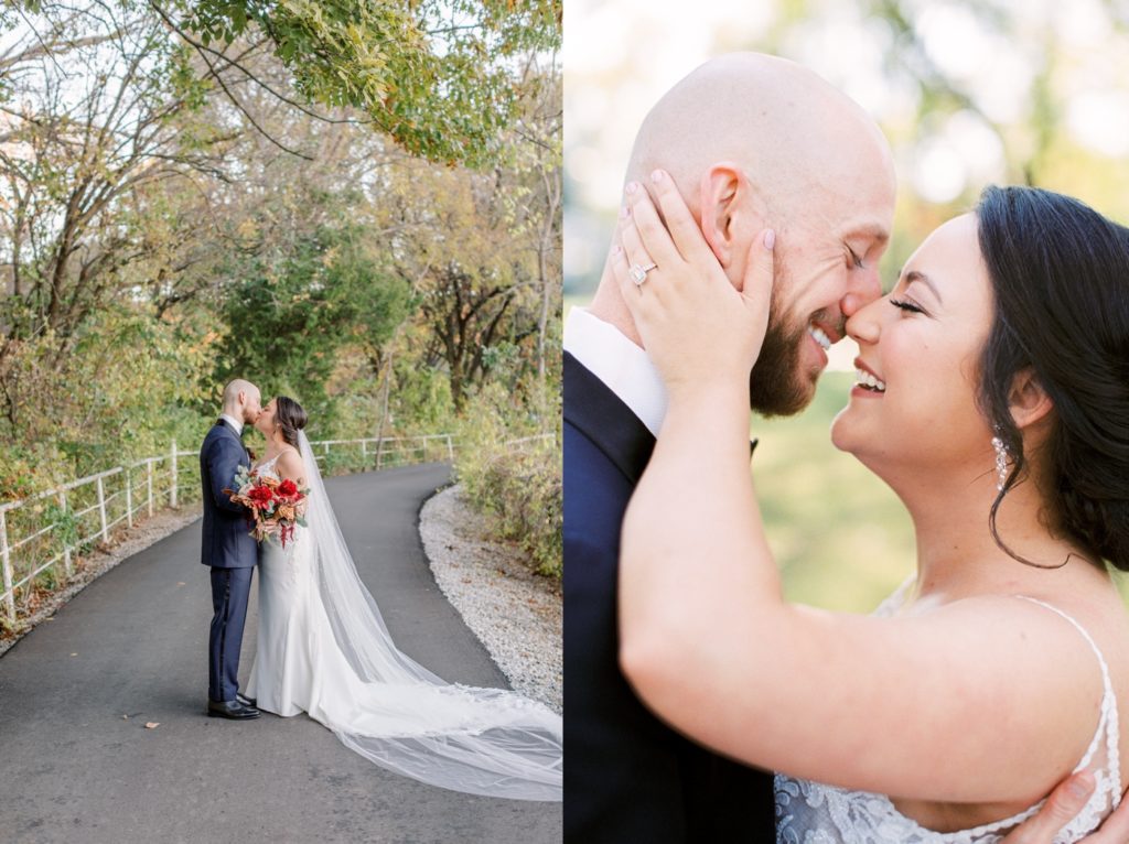 Bride and groom portraits at spain ranch