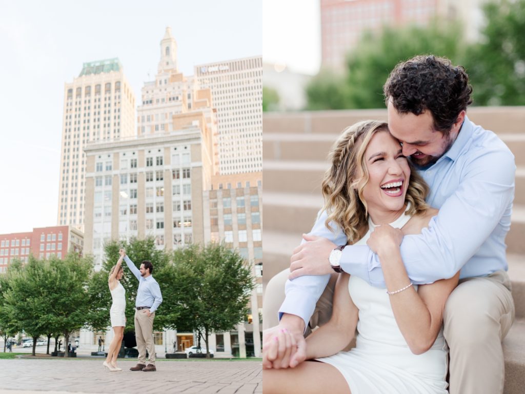 Holly Felts Engagement session in Tulsa