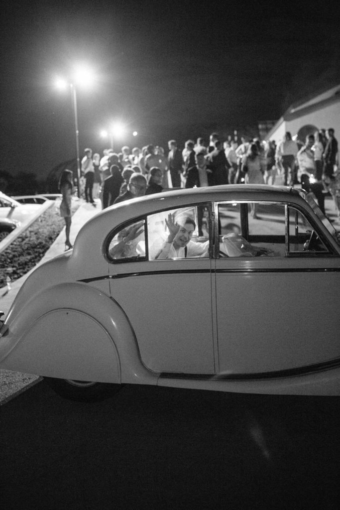 Wedding getaway car
