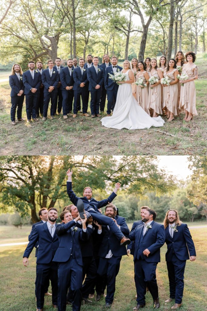 Bridal party portraits by Holly Felts Photography