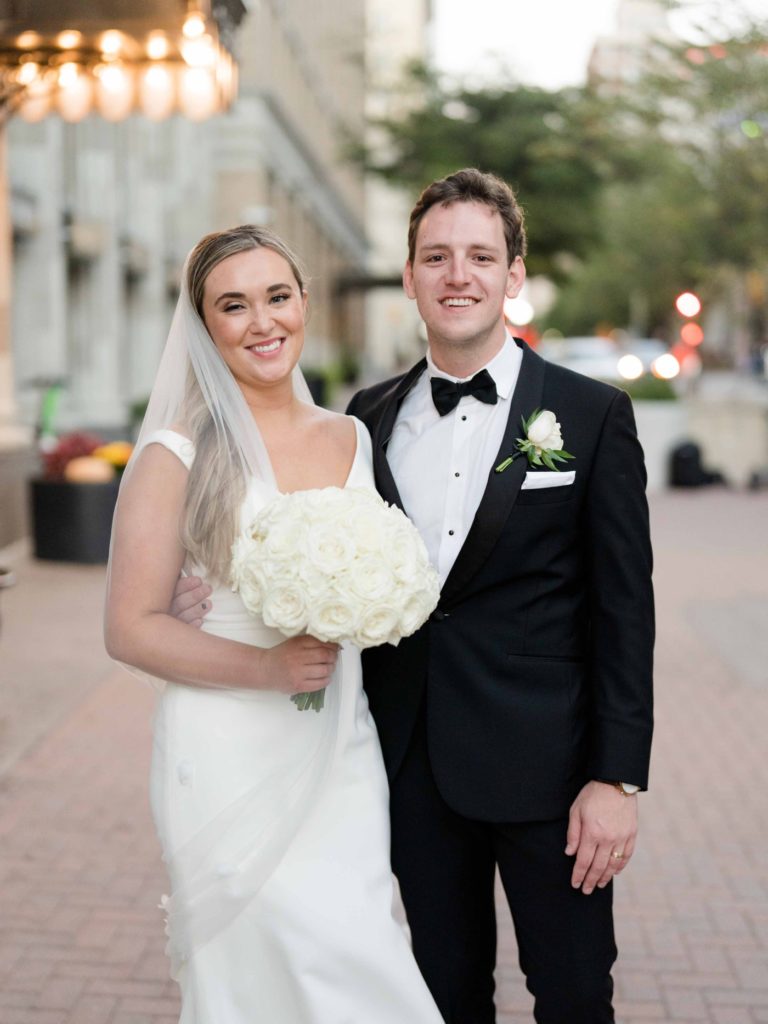 Formal bride and groom portraits in Tulsa by Holly Felts Photography