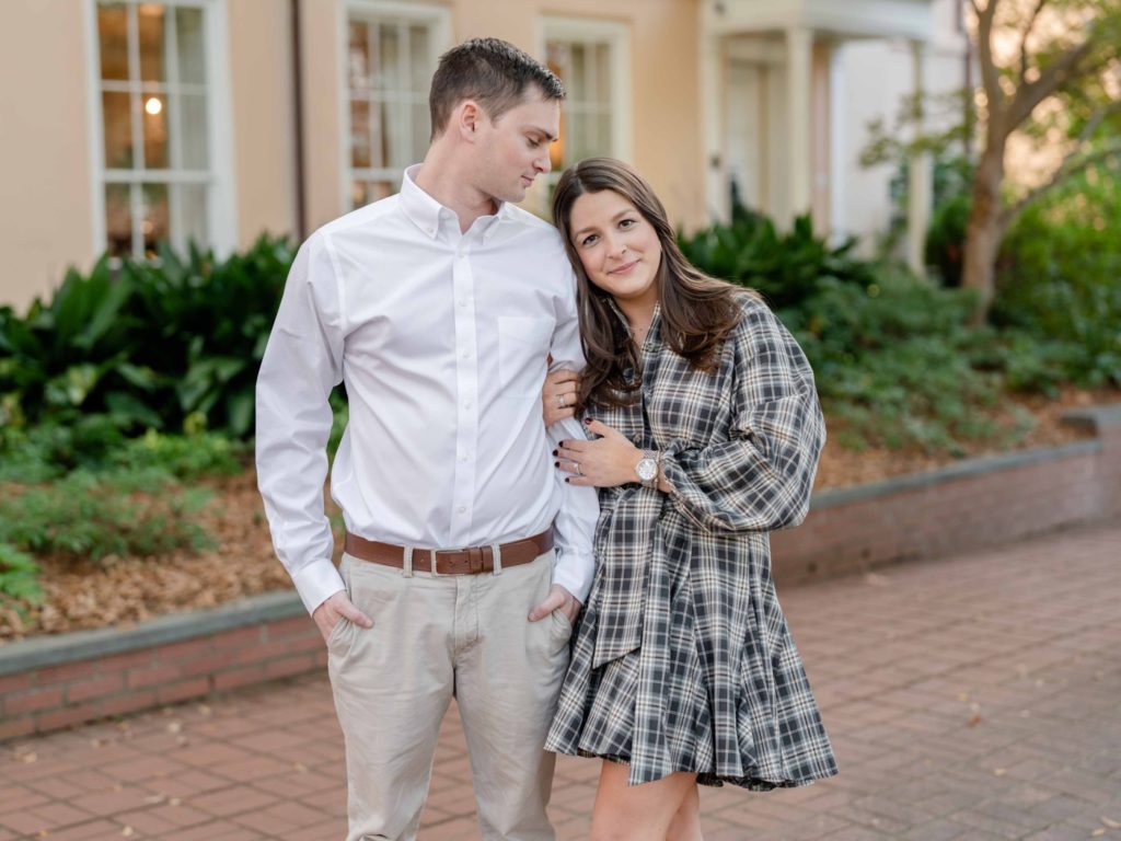 Engagement session at the University of Columbia