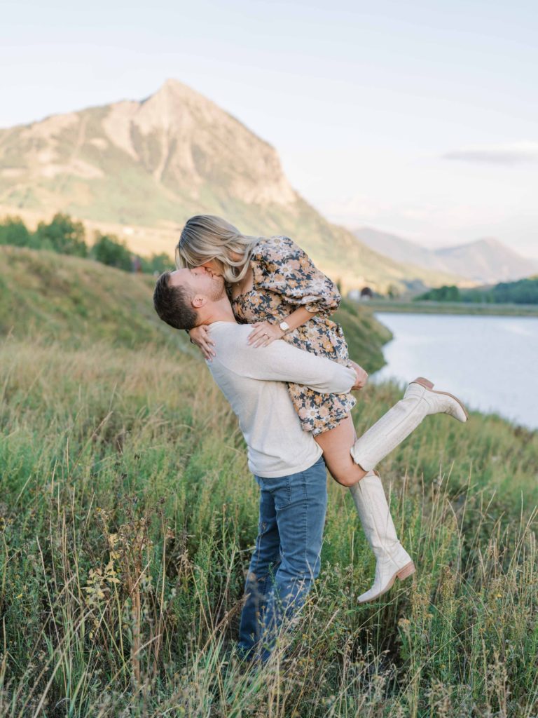 Golden Hour Engagement Session in Crested Butte, Colorado
