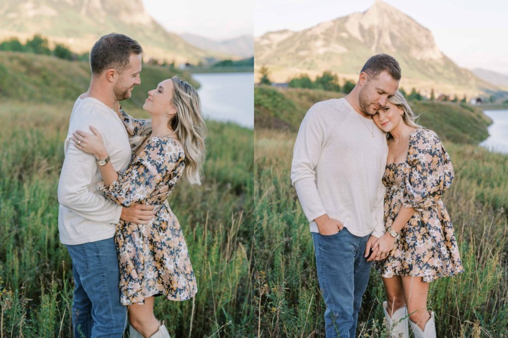 Golden Hour Engagement Session in Crested Butte, Colorado