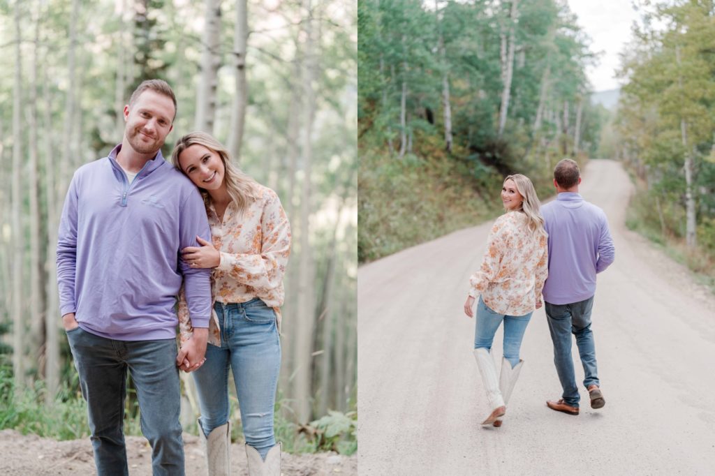 Colorado engagement session by Holly Felts Photography
