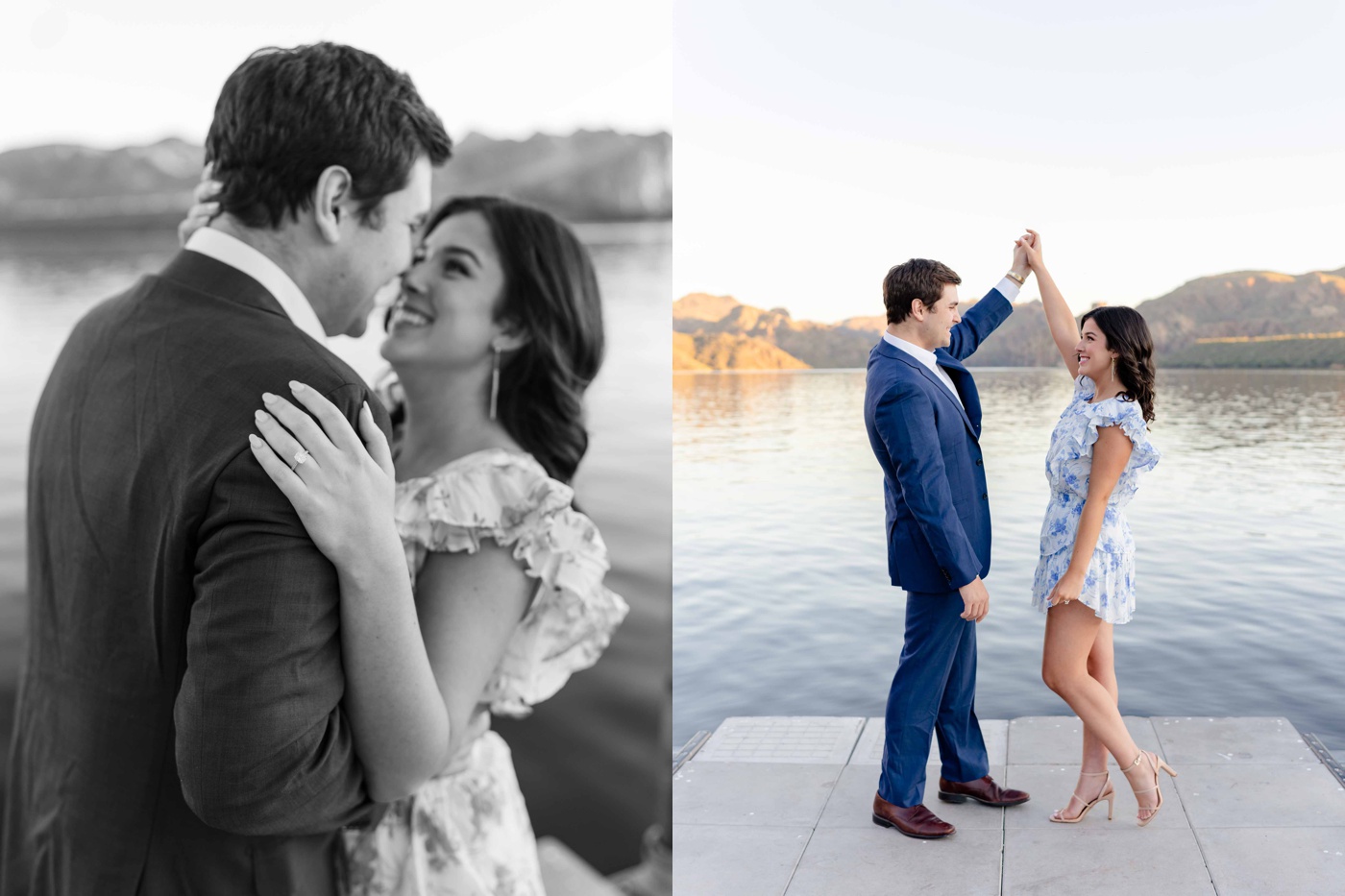 Engagement session in Scottsdale at golden hour