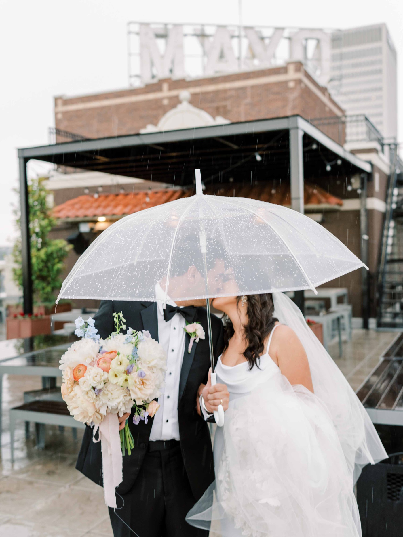 Bridal portraits at The Mayo Hotel