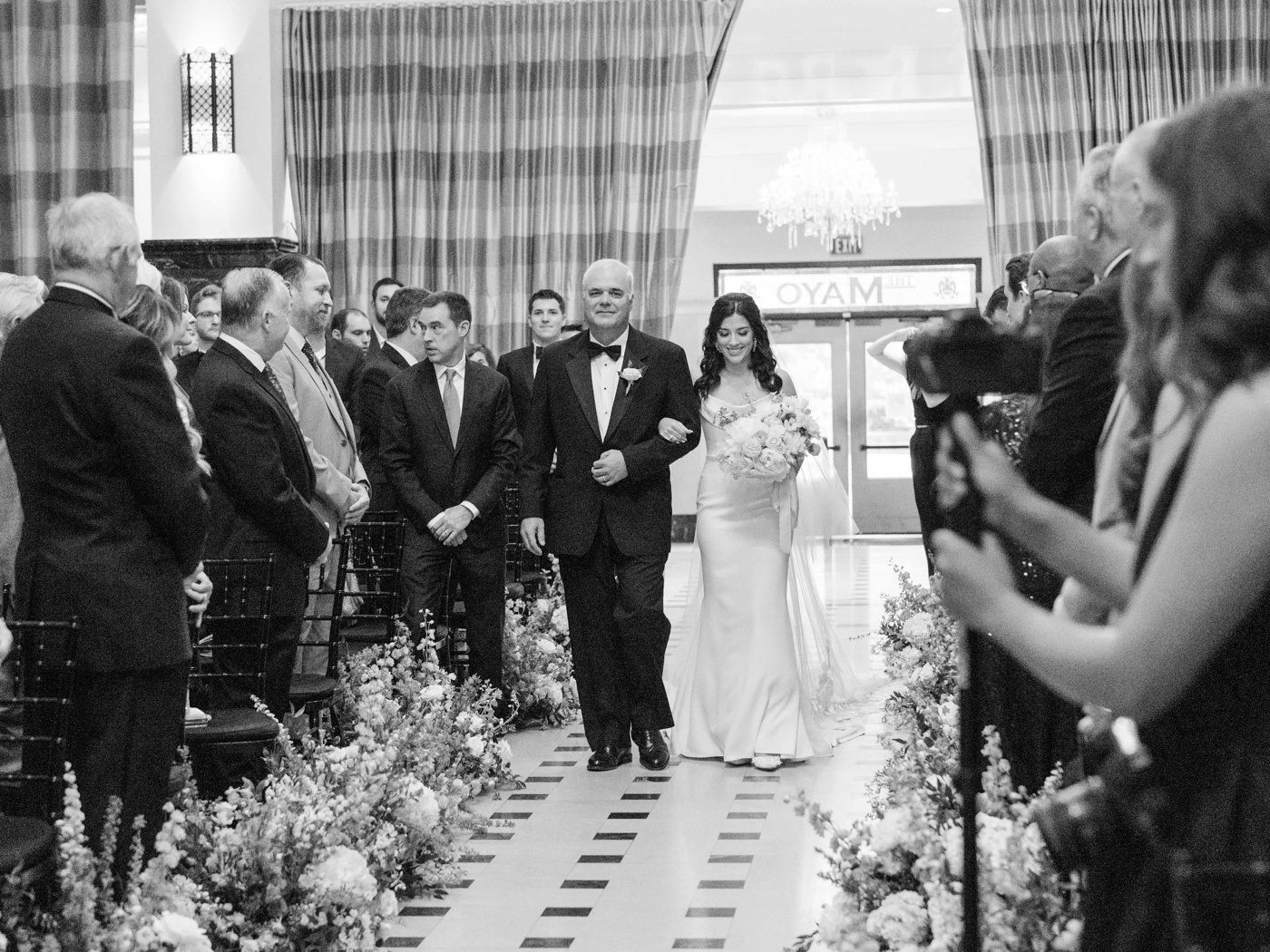 Wedding ceremony at The Mayo Hotel