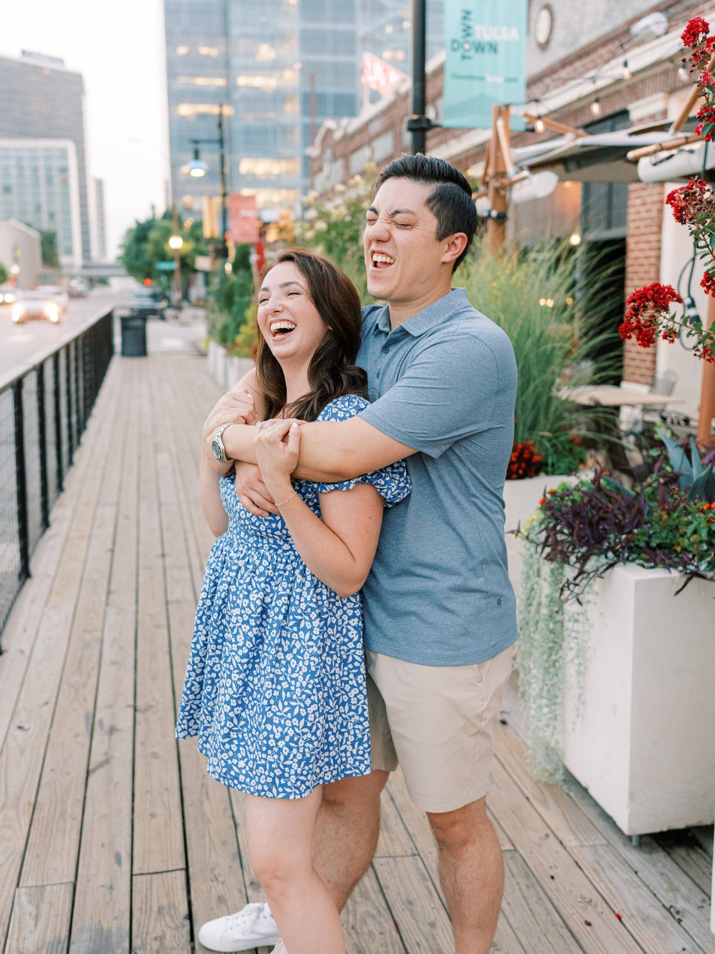 Downtown Tulsa engagement session