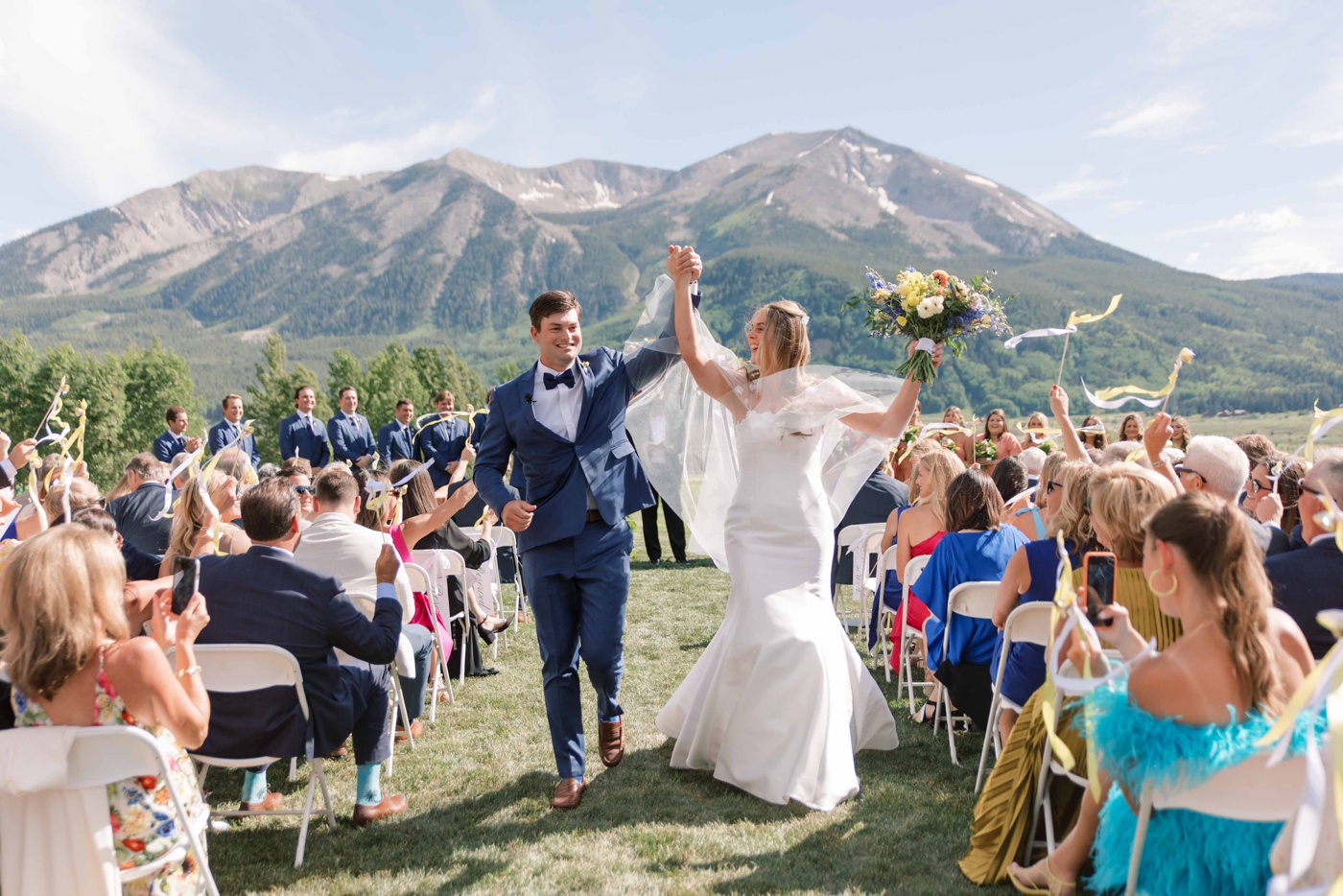 Colorado destination wedding ceremony at The Club at Crested Butte