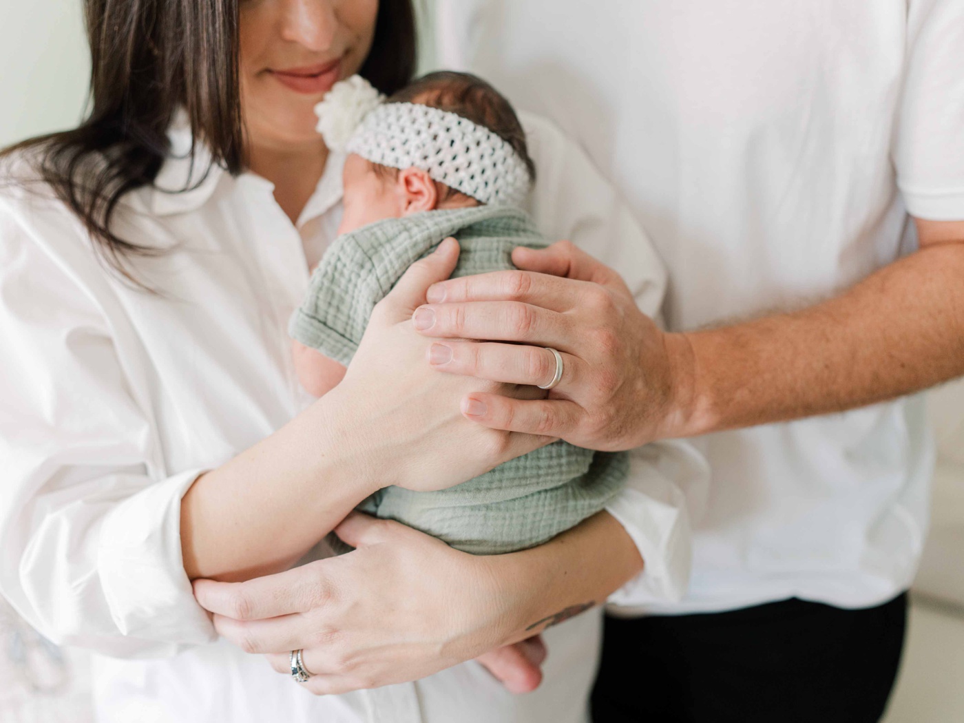 In-home newborn session in Tulsa