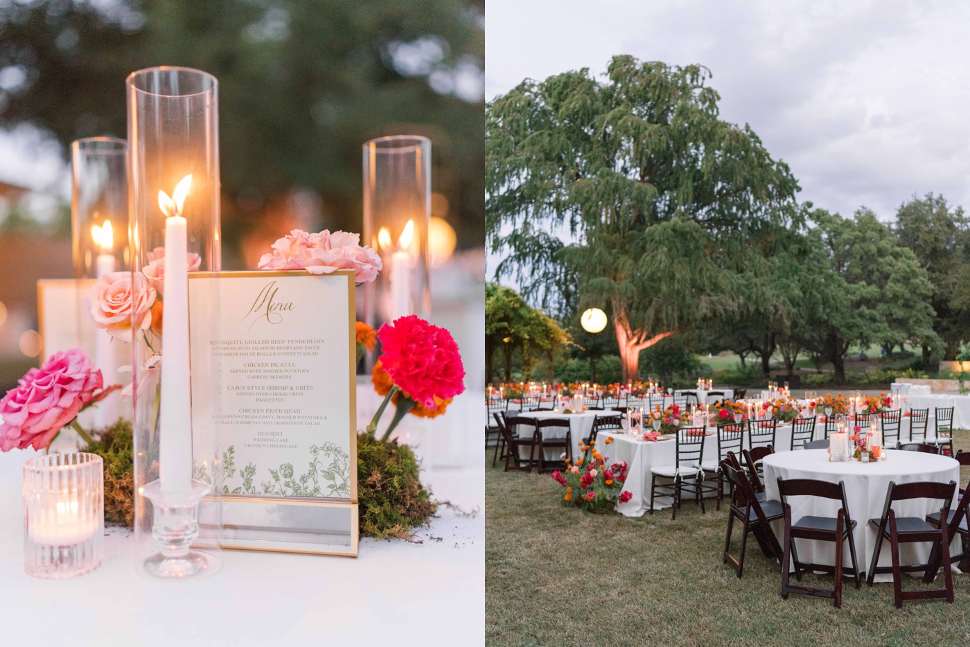 Wedding reception at San Antonio Botanical Garden