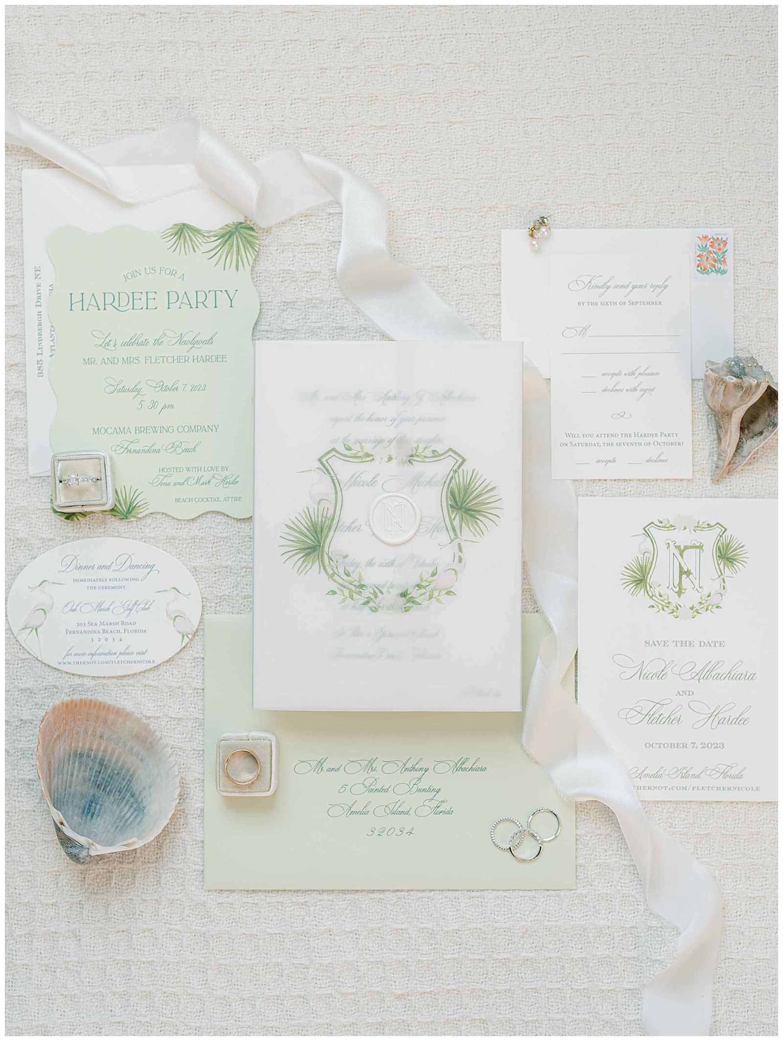 luxury wedding invitation suite