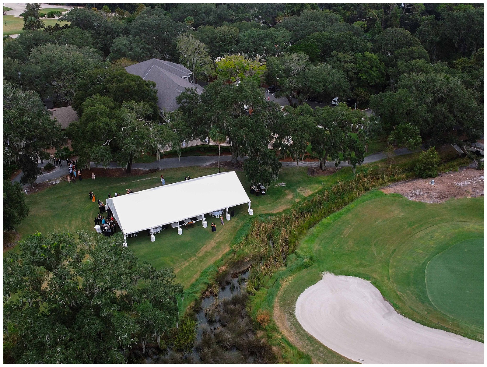 tented wedding in amelia island