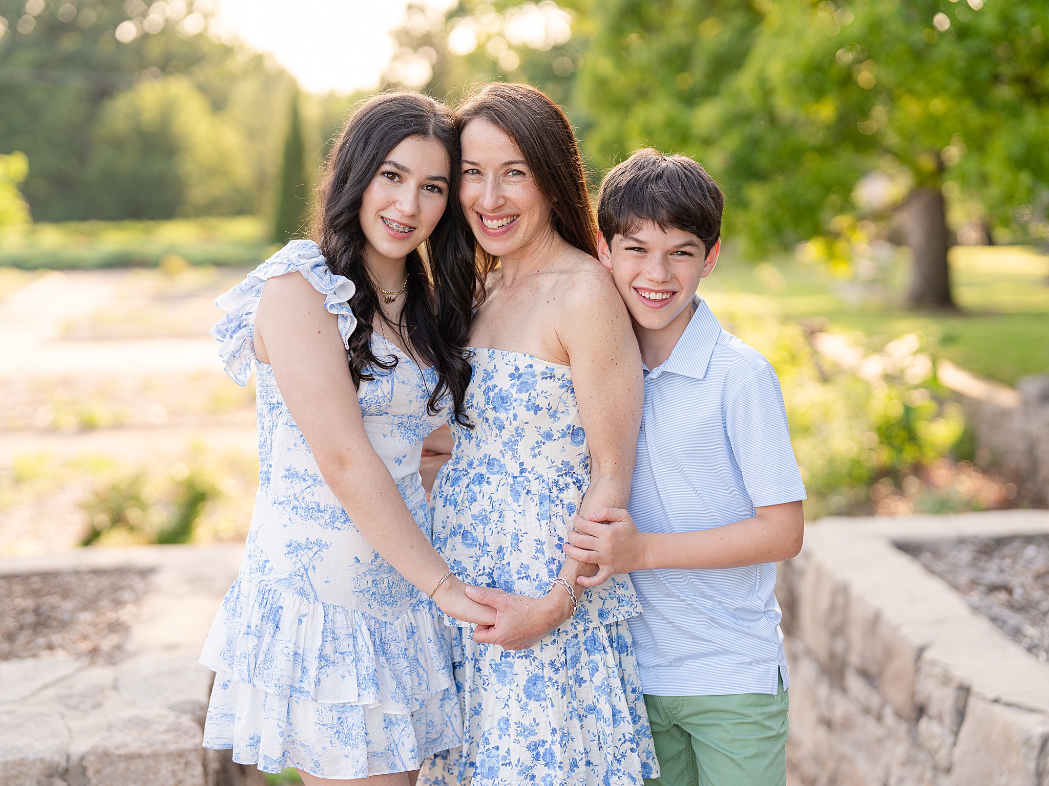 Classic family photography at Woodward Park in Tulsa, Oklahoma.