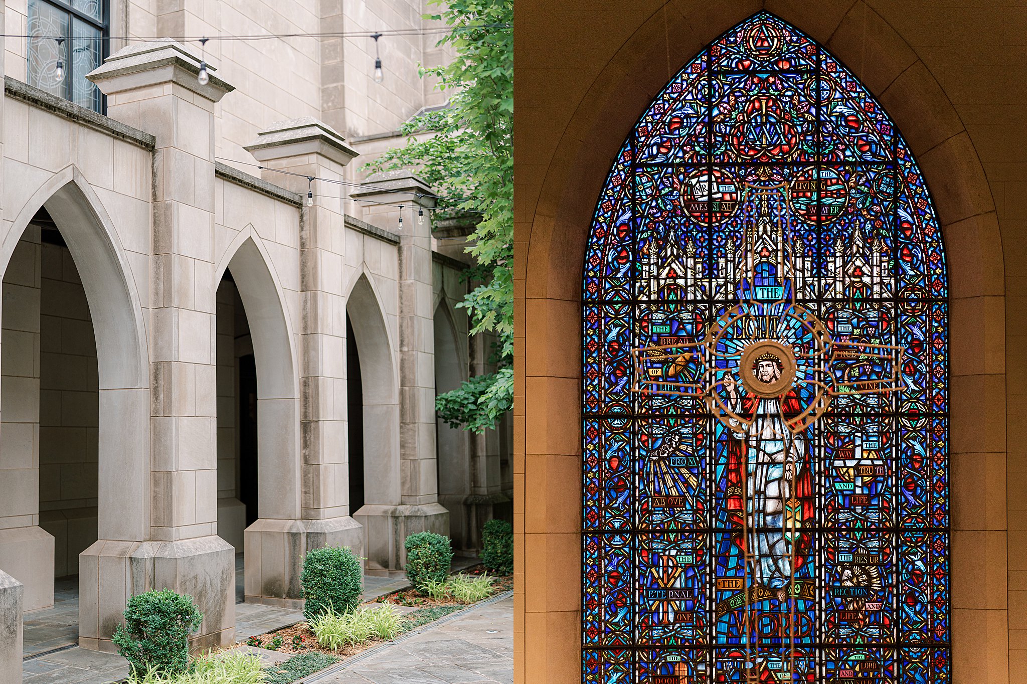 Tulsa wedding photography capturing Chapman and Libby’s wedding ceremony at First Presbyterian Church